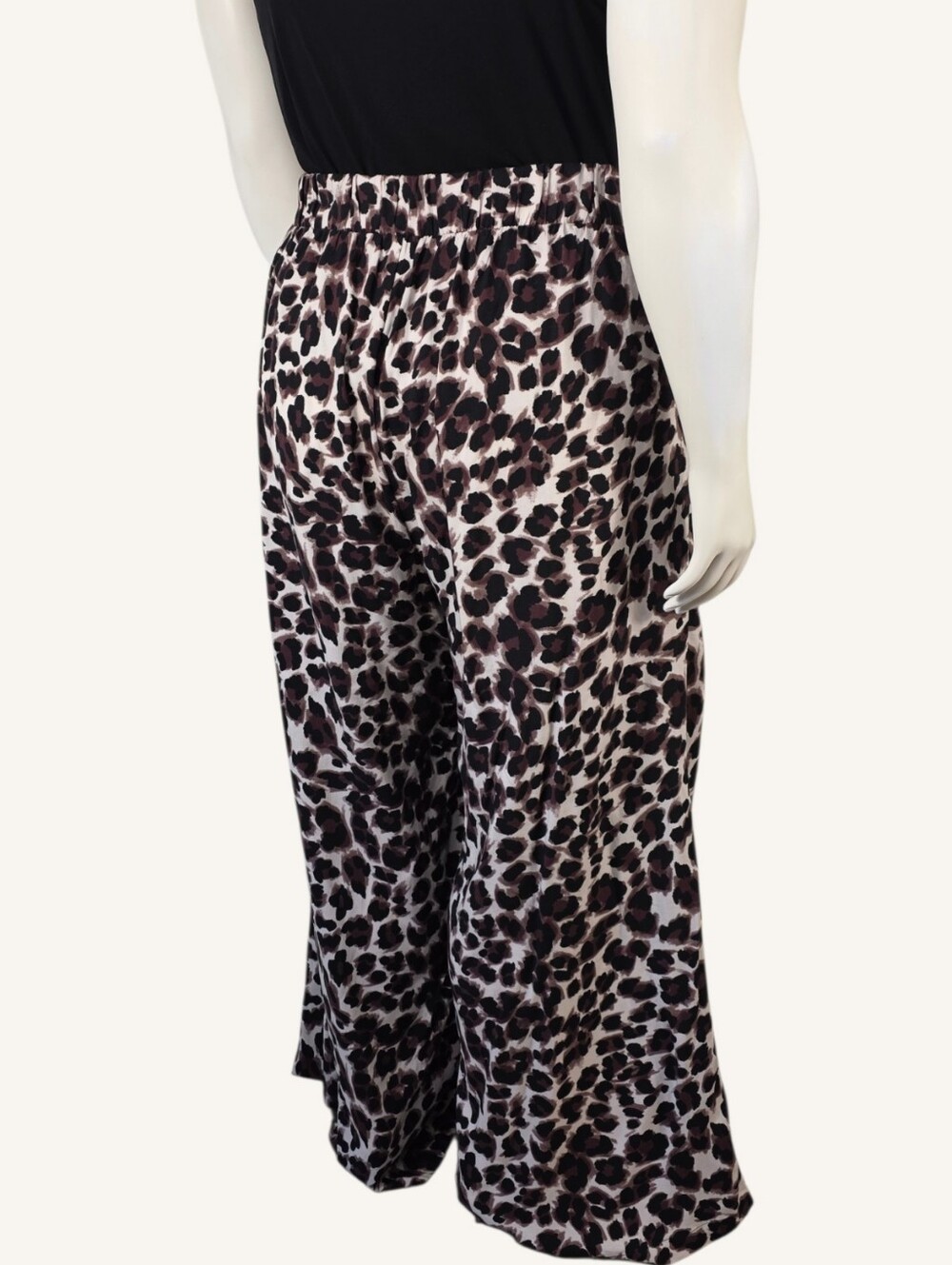 Torrid Leopard High Rise Wide Leg Pull On Pants Size 2 18/20 - Picture 5 of 11
